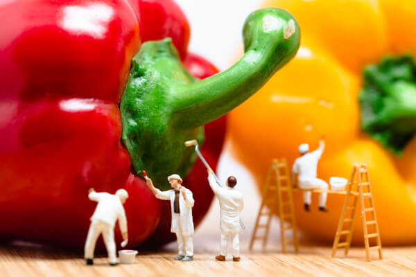 toy people & peppers